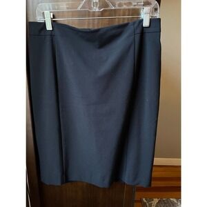 Ann Taylor Navy Blue Skirt 8P